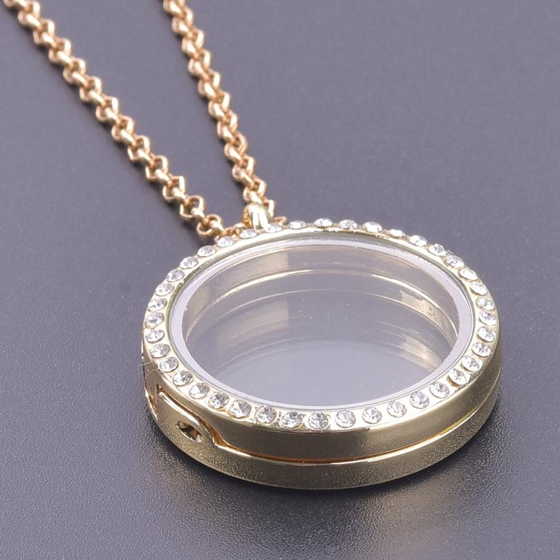 1Pc Round Heart Glass Cremation Urn Locket Pendant Necklaces For Ashes Mix Geometric Memory Floating Relicario Collares Jewelry