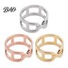 Silk Scarf Ring Chunky Chain Clip for Women, Minimalist Wide Band Statement Buckle Wrap, Fashion Punk Link Shawl Scarves Clasp Dress Accessories