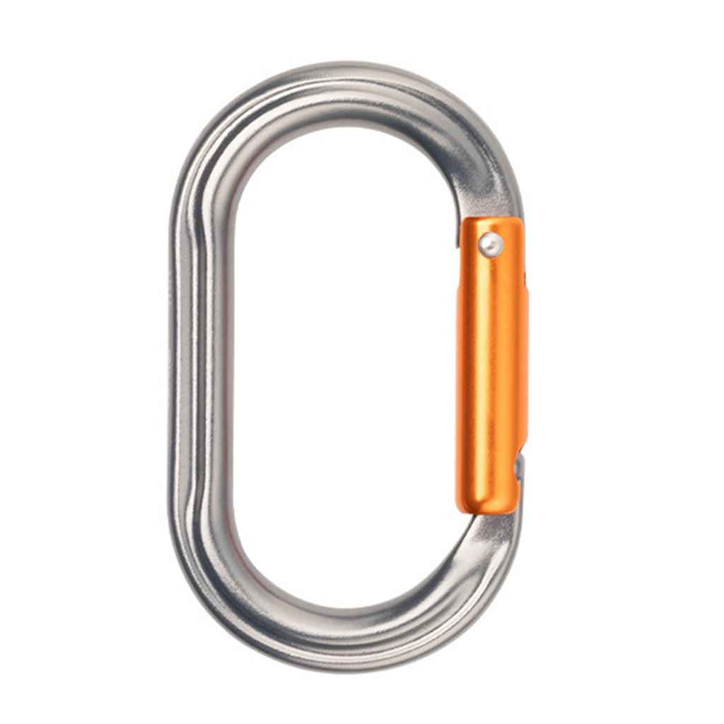 Rock Climbing Carabiner Light Weights Twist Carabiner Hook with Screwgate Spring Snap Keychains Clip Hook Buckle