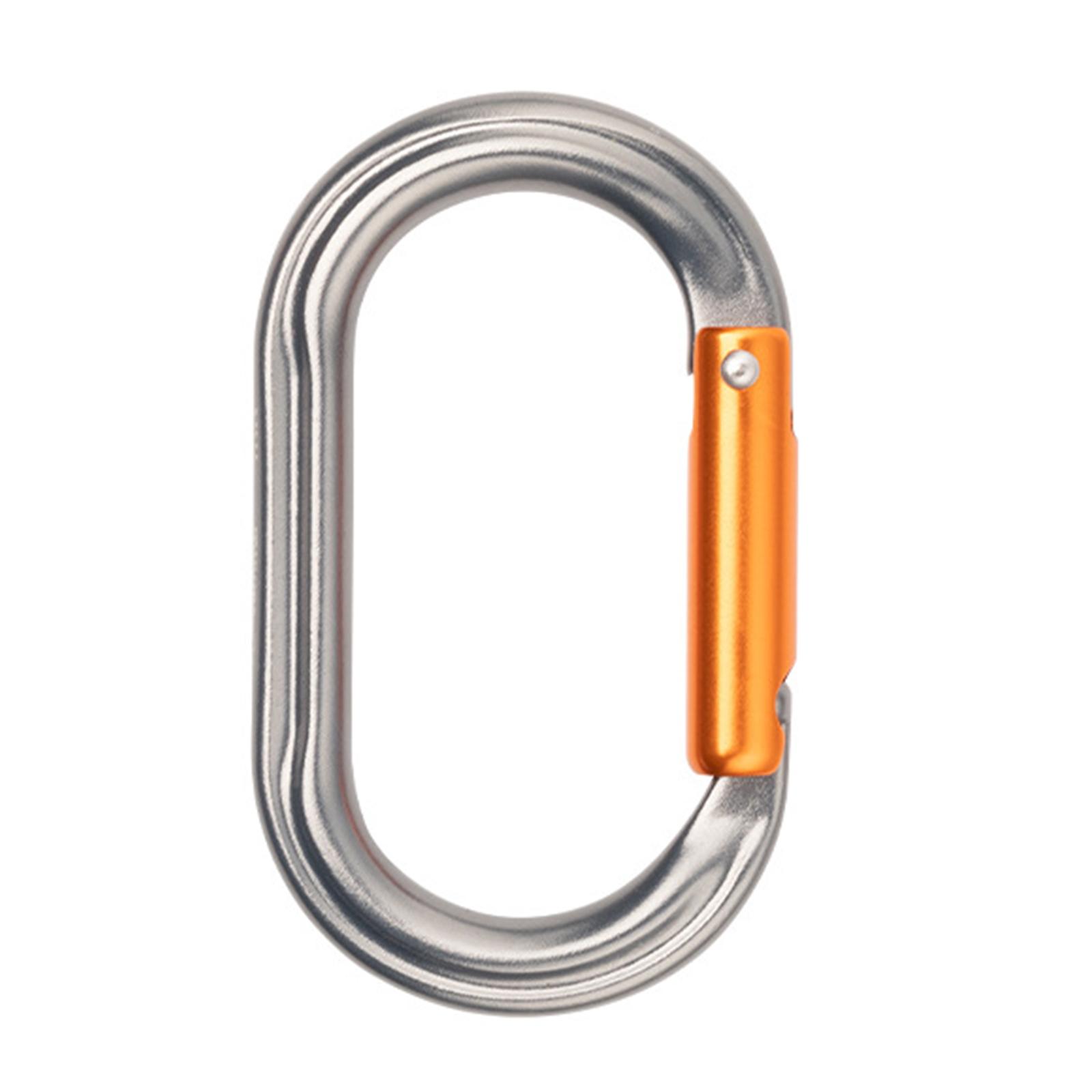 

Rock Climbing Carabiner Light weights Twist Carabiner Hook with Screwgate Spring Snap Keychains Clip Hook Buckle 4