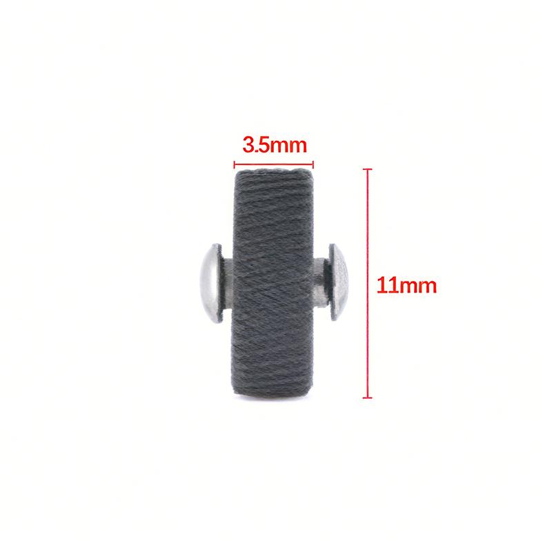 2Set Kerosene  Universal Silver Removable Screw Nut Rivet Steel Wheel Set For Zippo Gasoline  Repair Diy Part