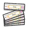 36 Sheets Animal Print Chalkboard Name Card School Classroom Organization Supplies