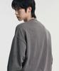 Mubeun Oversized Pigment Sweatshirt Khaki Gray