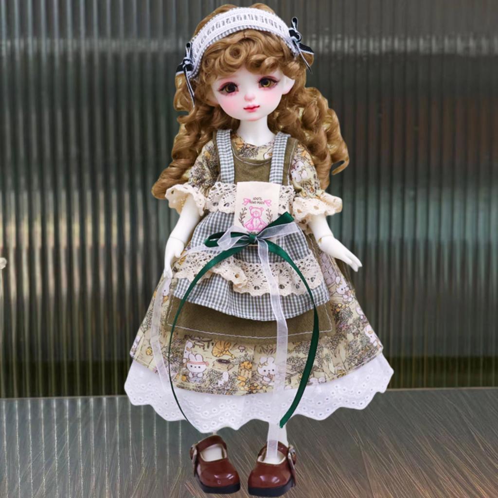 1/6 BJD Doll Dress 30cm Dolls Set Plaque Skirt Doll Accessories