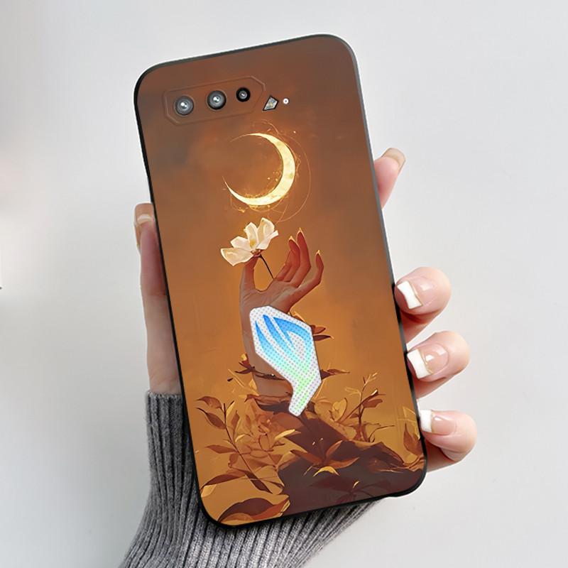 Casing For Asus Rog Phone 5 Rog 5s ZS673KS ZS676KS Case Luxury Dragon Cute Cool Boys Girls Soft Black Matte Silicone Back Cover