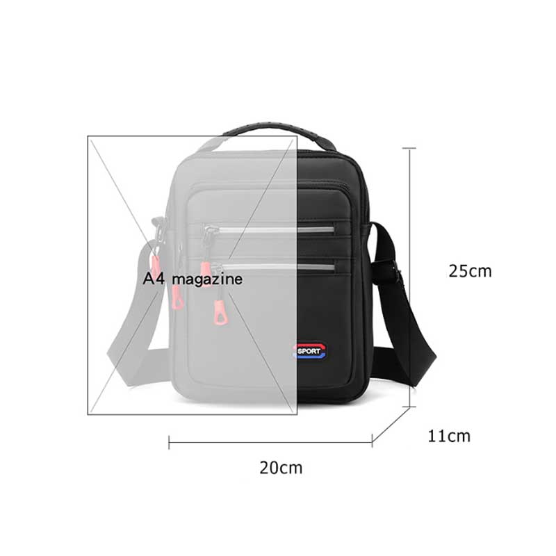 Office and Leisure Shoulder Bag Handbag and Purse bolsa For Dad and Husband (anniversary Gift) Men's Business Crossbody Bag