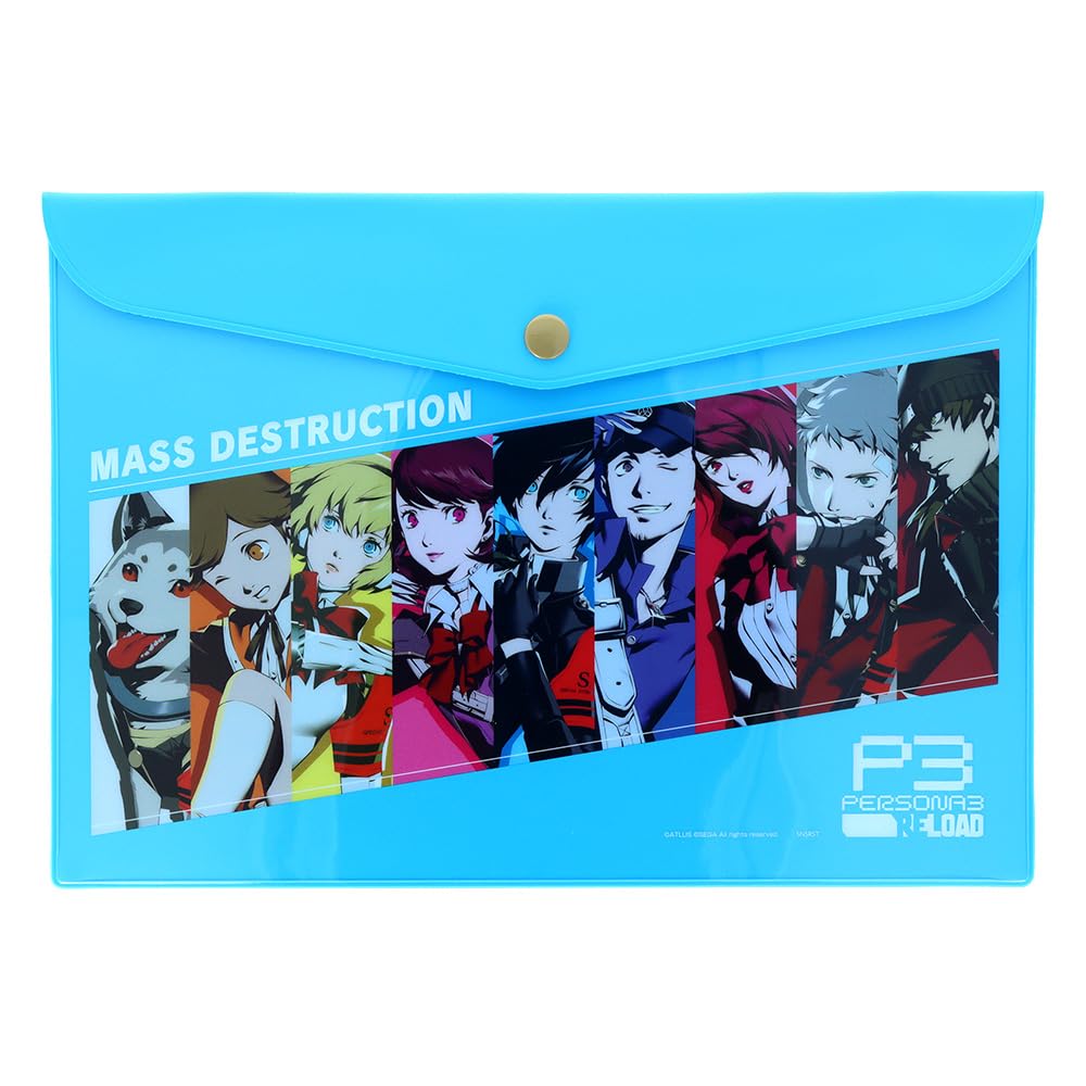Sunstar Stationery Persona Pencil Case Flat A Pattern S8726558