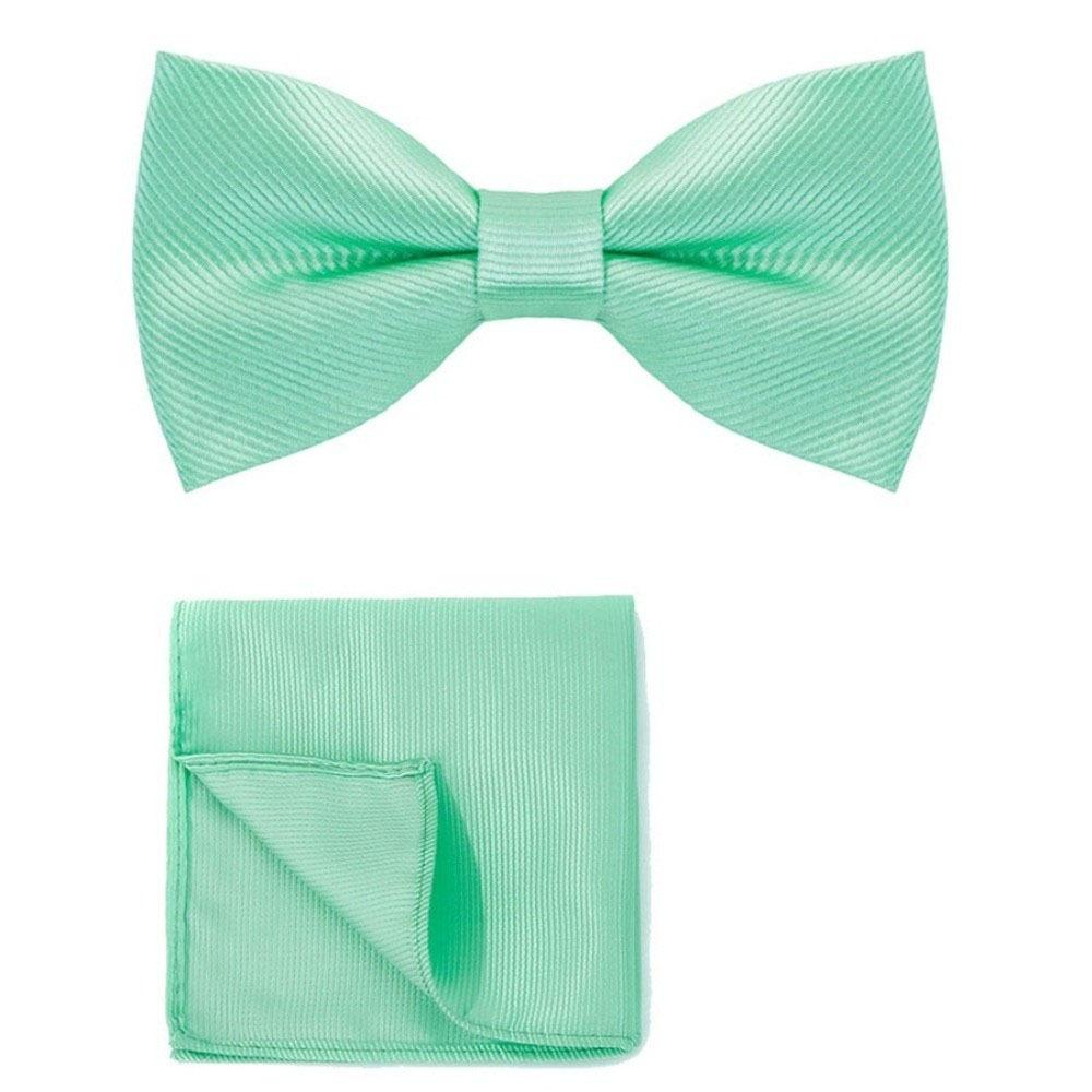 Polyester Pocket Square Set Collar Wedding Accessory Set Corsage Set Bow Tie Set Banquet