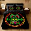 Rat Fink Pattern Bedding Quilt Set Quilt Cover Pillowcase Home Birthday Gift(1 * Duvet Cover + 2 * Pillowcase, Without Core)