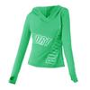 Damen Schnelltrocknender Kapuzen-Sonnenschutz-Pullover - Modische Dünne Langarm-Sportjacke für Laufen & Fitness