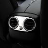 Cover Trim 1X For Benz GLC X253 2016 2017- Silver Steel Rear Air Outlet Vent