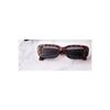 Unisex Black Square Rectangle Vintage-retro Sunglasses