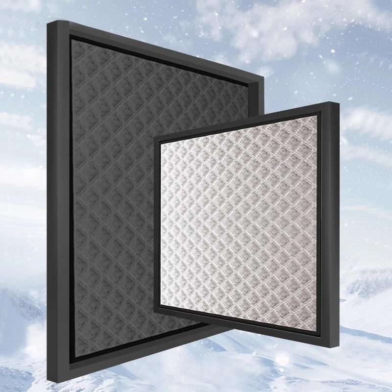 Waterproof and Windproof Cotton Curtains Window Sunshade Curtains Winter Sealing Cold and Frost Resistant Film