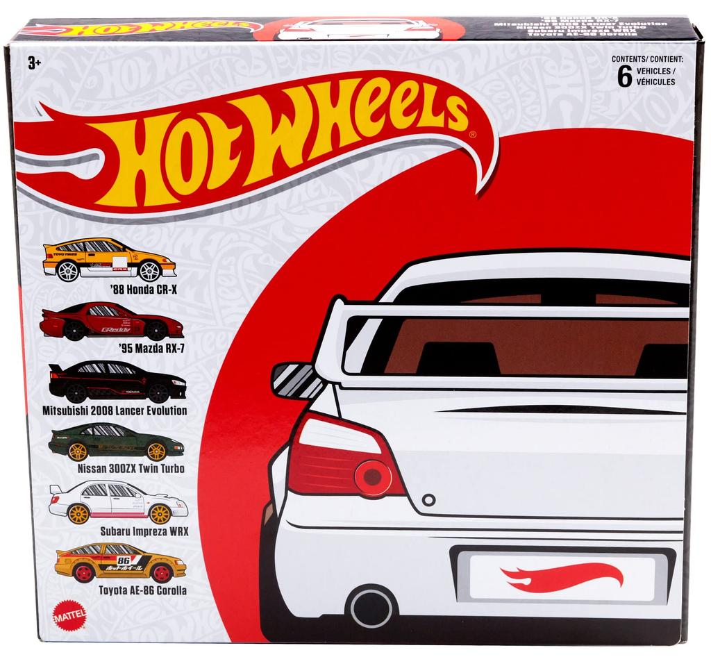 Hot Wheels Japanese Car Culture 3 and HDH50 Multi-Pack (Ages Up)