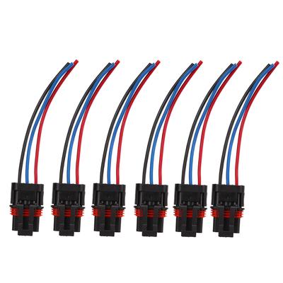 6Pcs Pulse Power Plug Pigtail Connector Harness Replacement for Polaris Ranger XP 1000 2018?2022