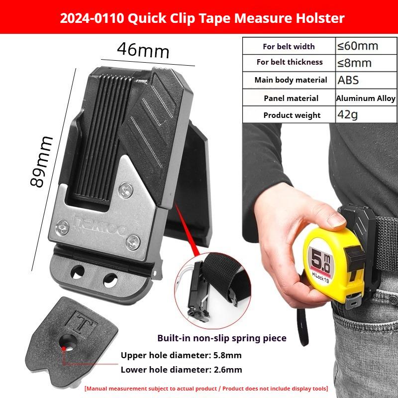 

Tool Waist Bag Quick Hanging Practical Electrician Modification Kit Fanny Pack Fixed Rotating Hanger Buckle Waist Tool Accessory