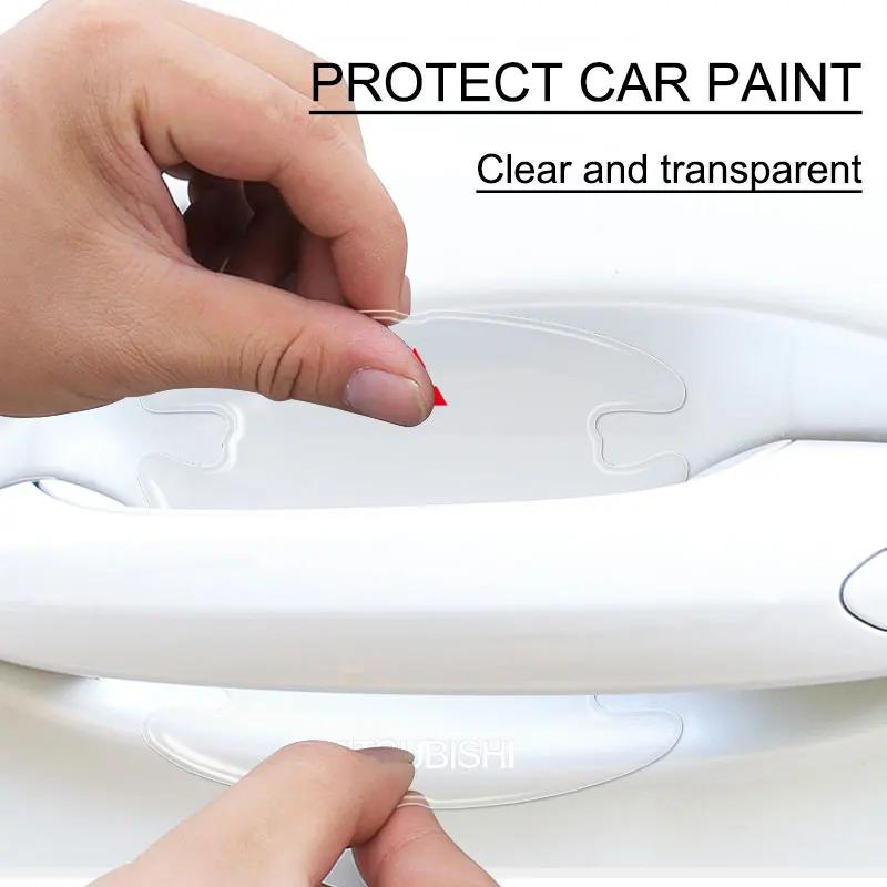 Car door anti-collision strip door handle protection strip For Mitsubishi Outlander Lancer 10 9 ASX RALLIART Eclipse L200 Pajero
