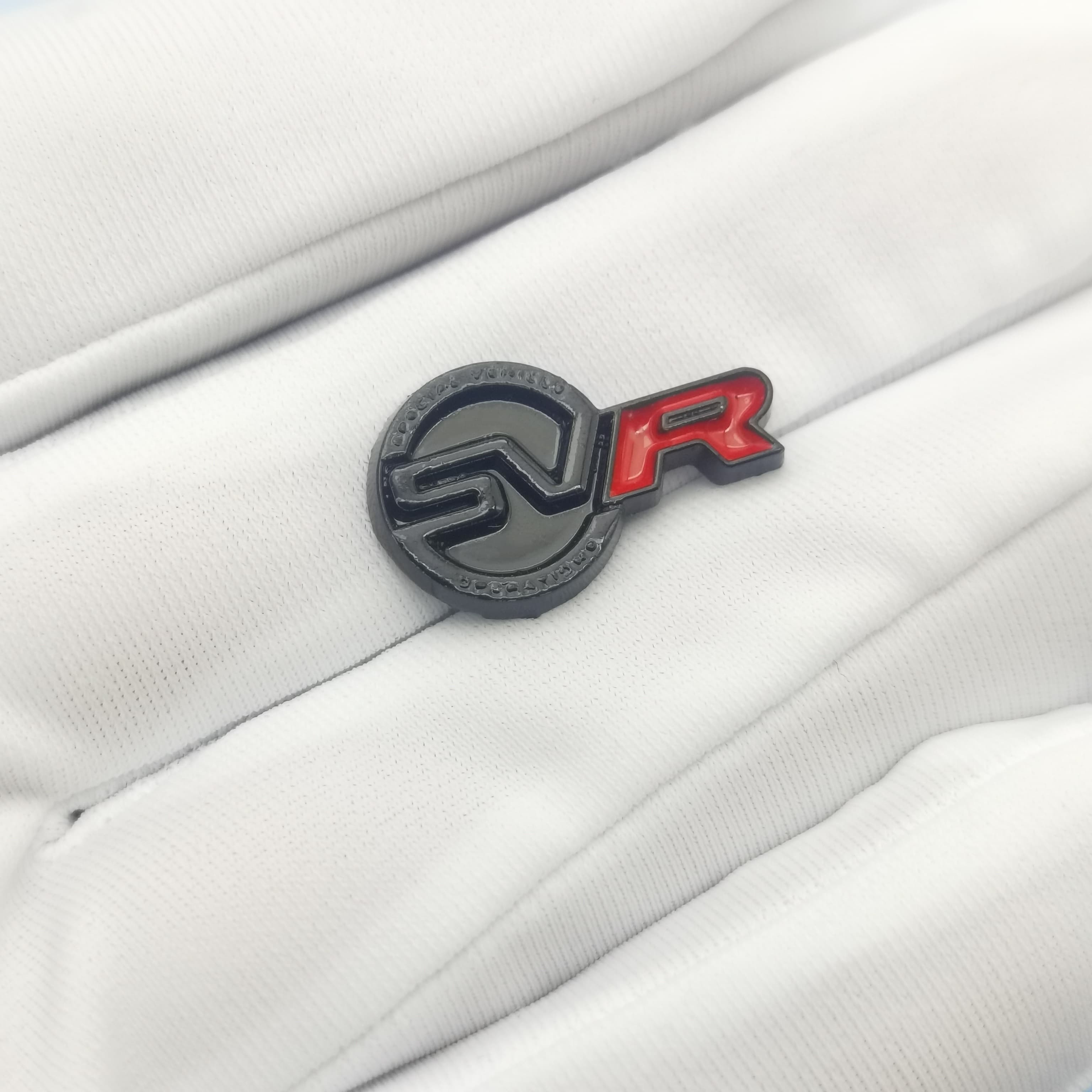 

1 шт. Наклейка-значок для украшения панели центральной консоли приборной панели автомобиля, эмблема для R-anger-Rover Discovery Defender Freelander чёрный/красный