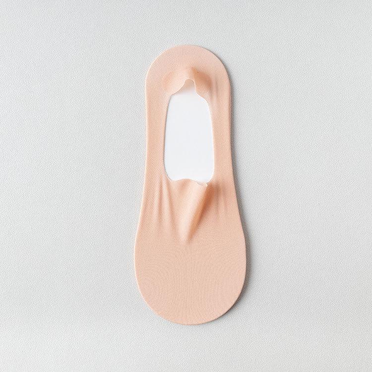 Women's Summer Mesh Boat Socks - Pure Cotton, Low Cut, Invisible, Non-Slip, Casual.