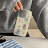 Korean Star Bear Rabbit Is Suitable for Apple iPhone17/16pro Mobile Phone Case 14 Water Condensation 13 Cute 15 Sets