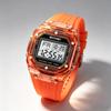 Unisex Digital Watch SKMEI Transparent Square School 2683