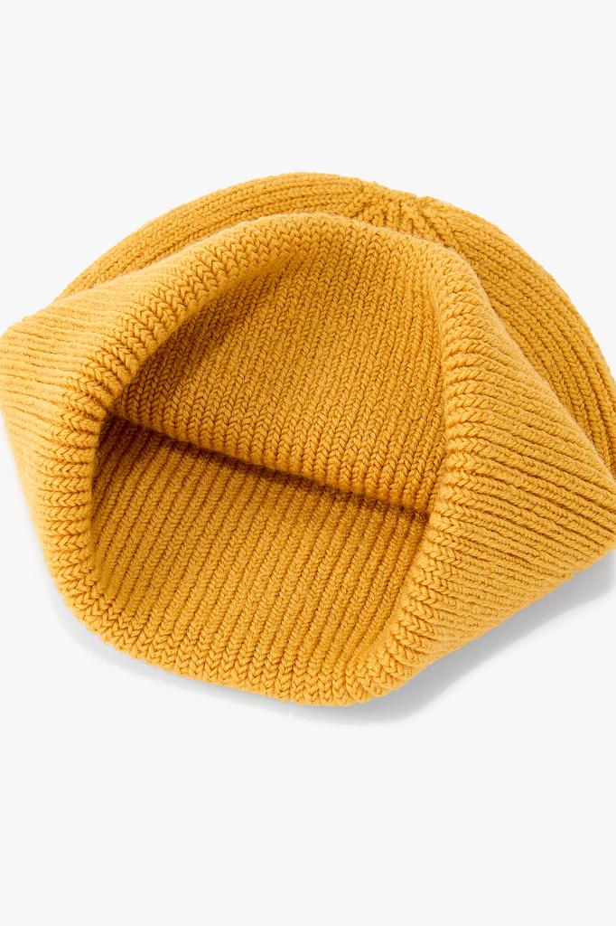 MAN ON THE BOON [Rototo] Seamless Beanie_Yellow 4715324108