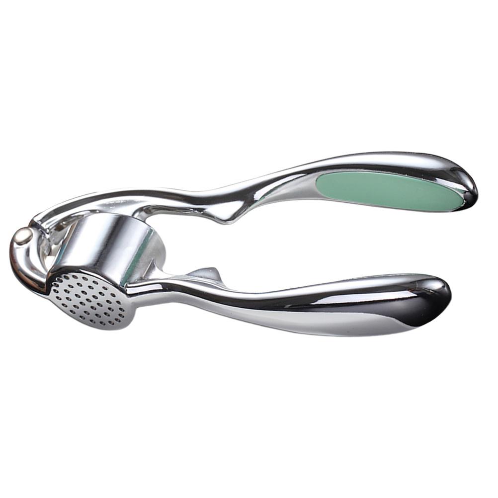 Garlic Press Zinc Alloy Arc Design Tool For Crushing Minced Garlic Easily Squeezer Mincer Machine
