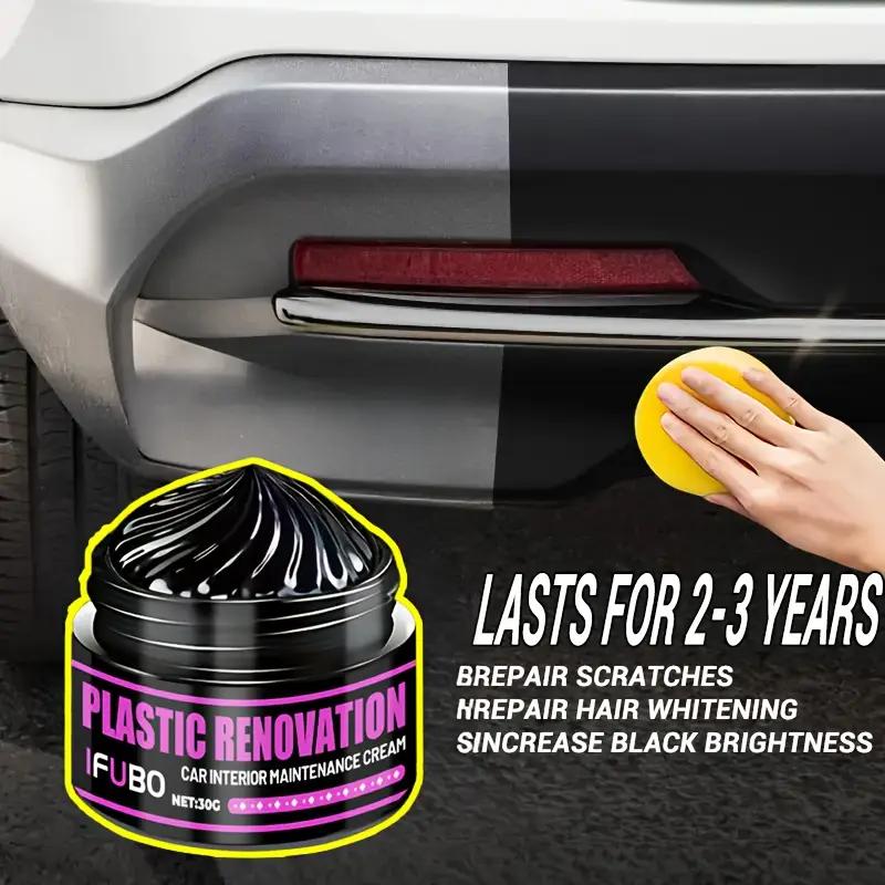 Plastic Repair Paste, Dashboard Scratch Repair, Antioxidant Whitening, Car Interior and Exterior Maintenance, Crystal Clear Coat