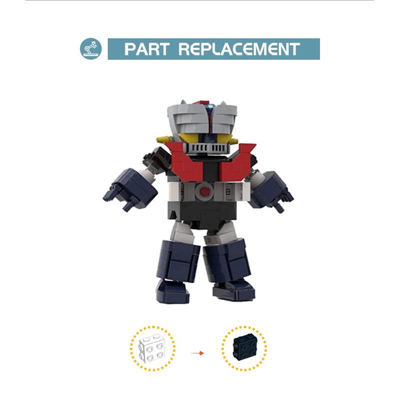 Building Block Compatible, Demon God Z Robot, Assembled Toy Robot, Educational Children'S Building Block