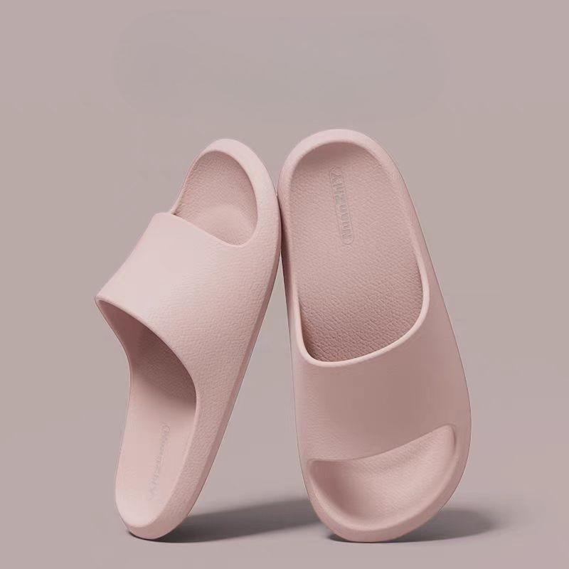 Sandals Male Eva Leather Grain Step On Shit Feeling Female Home with Non-slip Bathroom Smelly Feet Home Indoor Summer Bath 2025