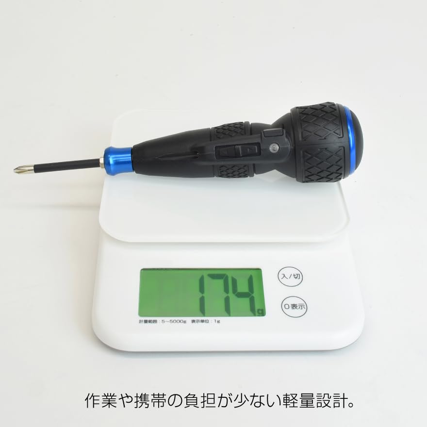 HOZAN Electric Screwdriver D-700: Assists with screw tightening with the feel of a hand-operated screwdriver