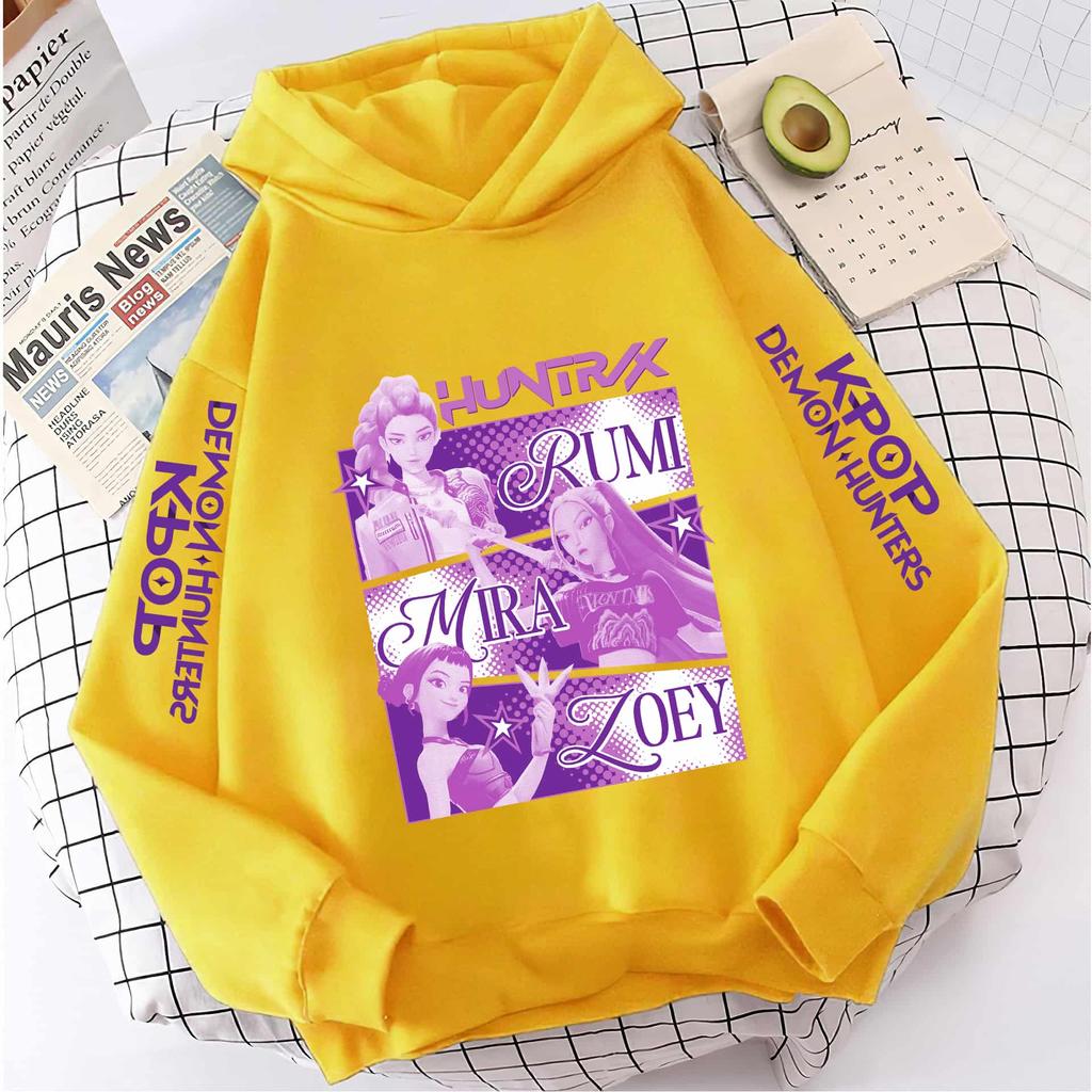 Hoodies Modische Cartoon-bedruckte Sweatshirts Pullover Niedliche langärmlige Mädchen-Cartoon-Hoodies Sportbekleidung