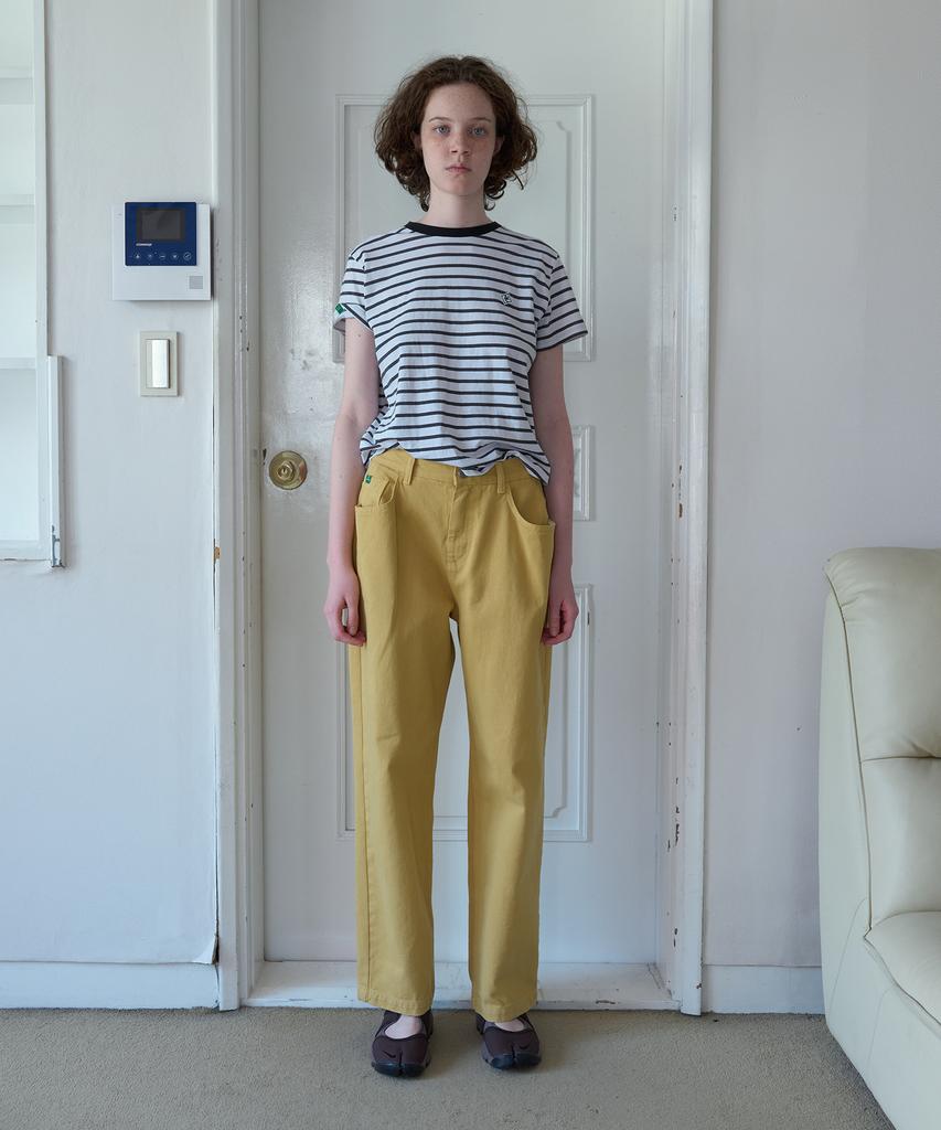 Nokeontencheu 53. Dyed Pants _ Mustard
