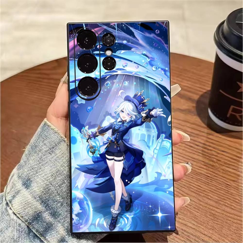 Hydro A-ArchonS F-FurinaES Phone Case For Samsung S25,S24,S21,S22,S23,S20,Ultra,S26,Plus,Fe,Note,5G Black Cover
