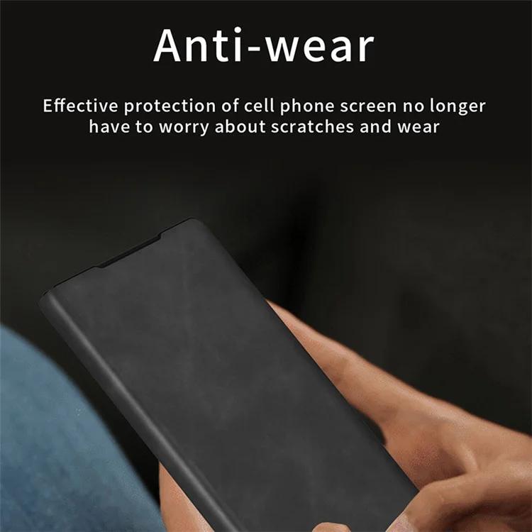 For Honor Magic V2 5G sammenleggbar telefonveske Nappa Texture PU Leather PC Stand Cover