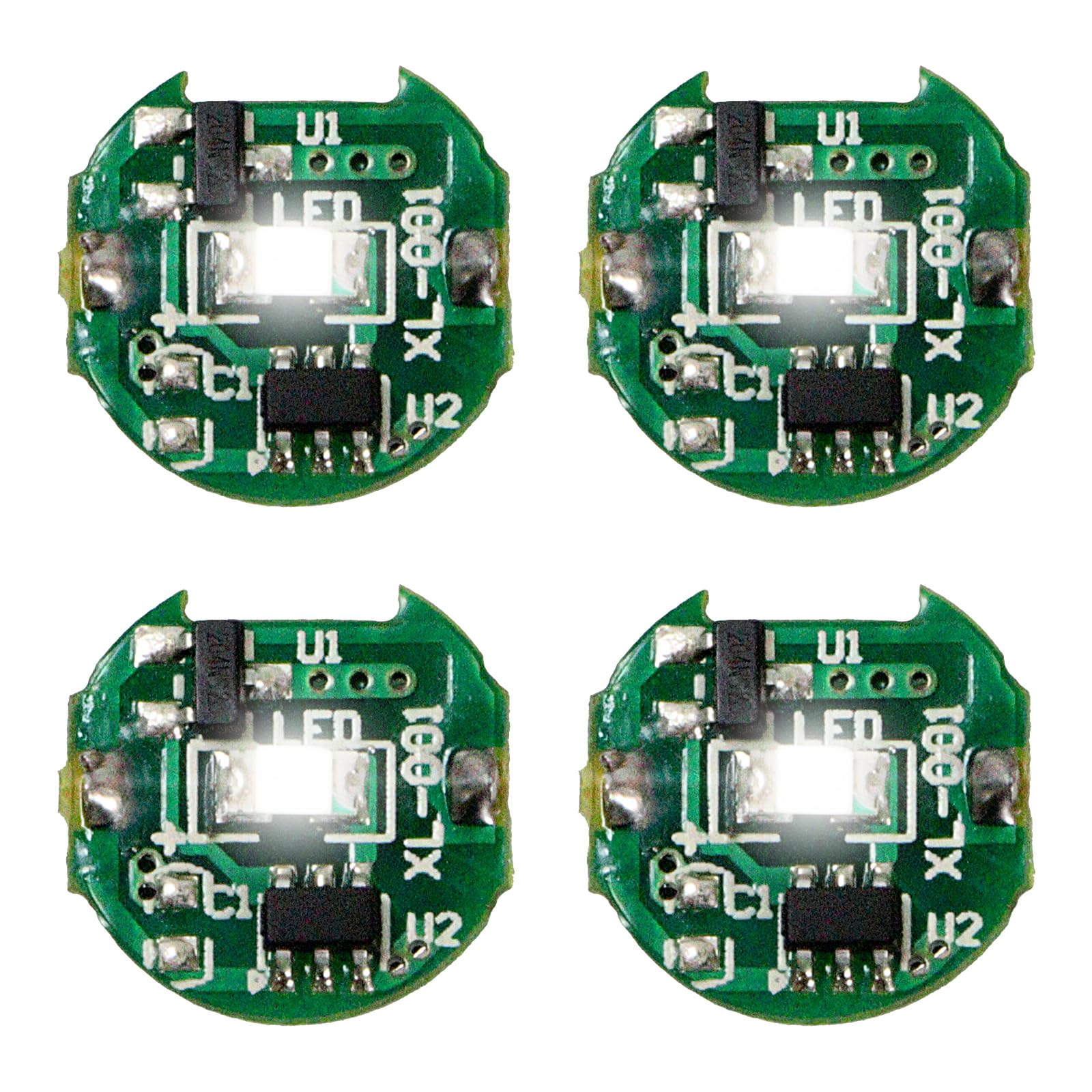 

Nishihaya Small LED Set of with Magnetic for Plastic and Mini Dioramas Lights, 4, Switches, Wireless, Models, Figures, Gunpla, (White)