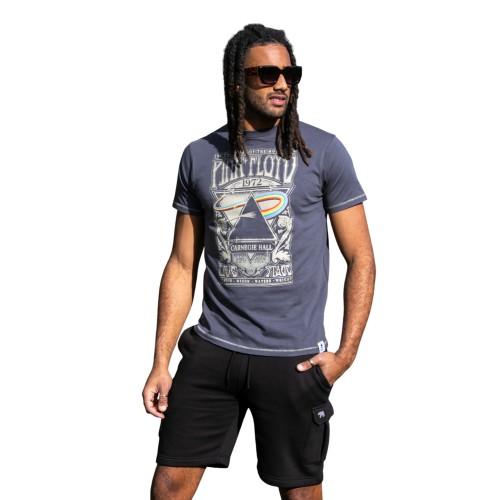 Duke Mens D555 Hanley Pink Floyd T-Shirt M gris foncé