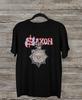 Saxon Band T-shirt Black Short Sleeve All Sizes S To 5XL Unisex T-Shirt