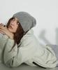 CHICKS Modern Wool Striped Beanie Gray