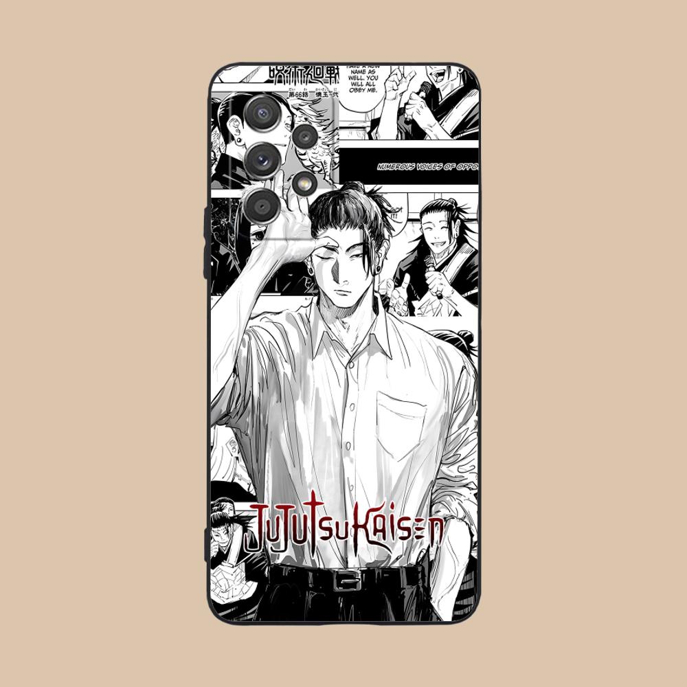 Jujutsu Kaisen Geto Suguru Phone Case for Samsung Galaxy A56 55 54 53 52 51 36 35 34 23 16 15 5G Colorful Cover Pretty Cover