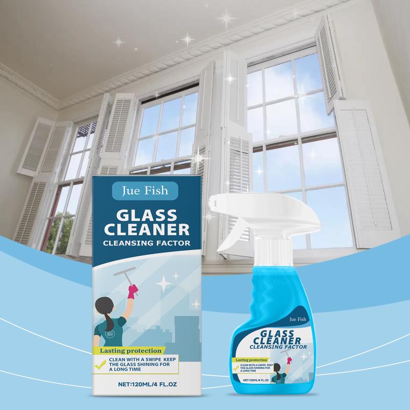 Glass Shower Door Cleaner Spray with Fast Descaling Removes Stubborn Scale from Bathtub and Cleans Bathroom Windows Basin