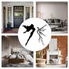 Flying Girl Metal Wall Art Abstract style Wall Decoration for Indoor Outdoor Home Terrace Balcony Living Room Not easy to break