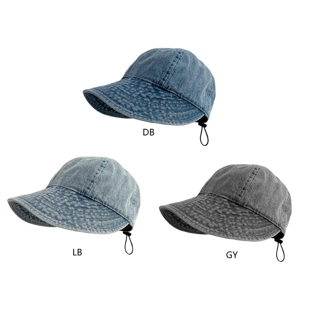 Dżinsowa czapka baseballowa Snapback Czapka Dżinsowa czapka baseballowa Damska Regulowana Czapka plażowa Dżinsowa czapka przeciwsłoneczna Luźny krój Czapka typu strapback