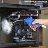 Blue Air Duster Gun Pneumatic Wind Blowing Kit Set with EU Connector PU Hose