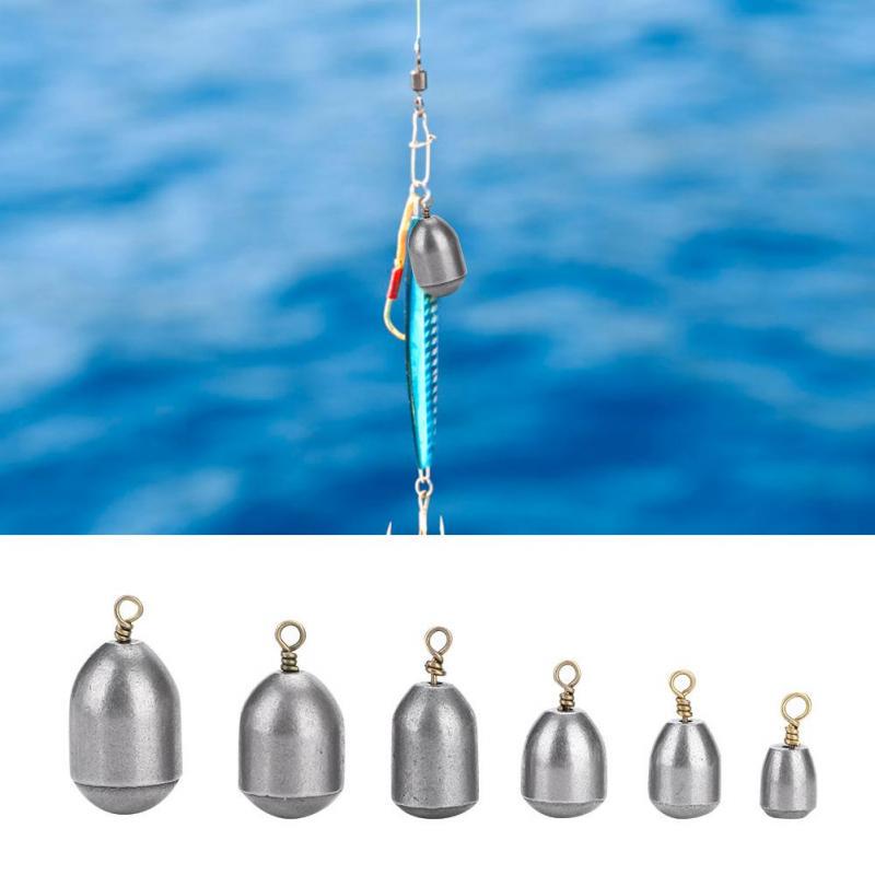 BLUEWING Casting Swivel Bell Sinkers Dipsey Sinker With Stainless Steel Swivel 1