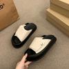 Fashion Slippers Casual Summer Women's Shoes Pantofle Slides Shale Female Beach Luxury 2025 Sabot Soft Flat Leisure Hook & Loop Female S