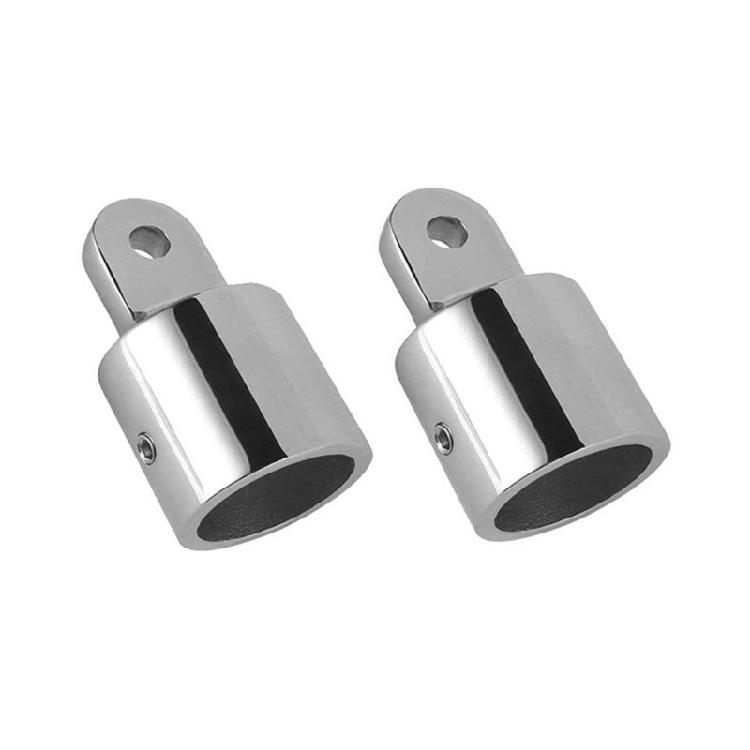 Boat Bimini Top Fitting Deck Hinge Slide Cap Pipe Eye End Cap External Eye End