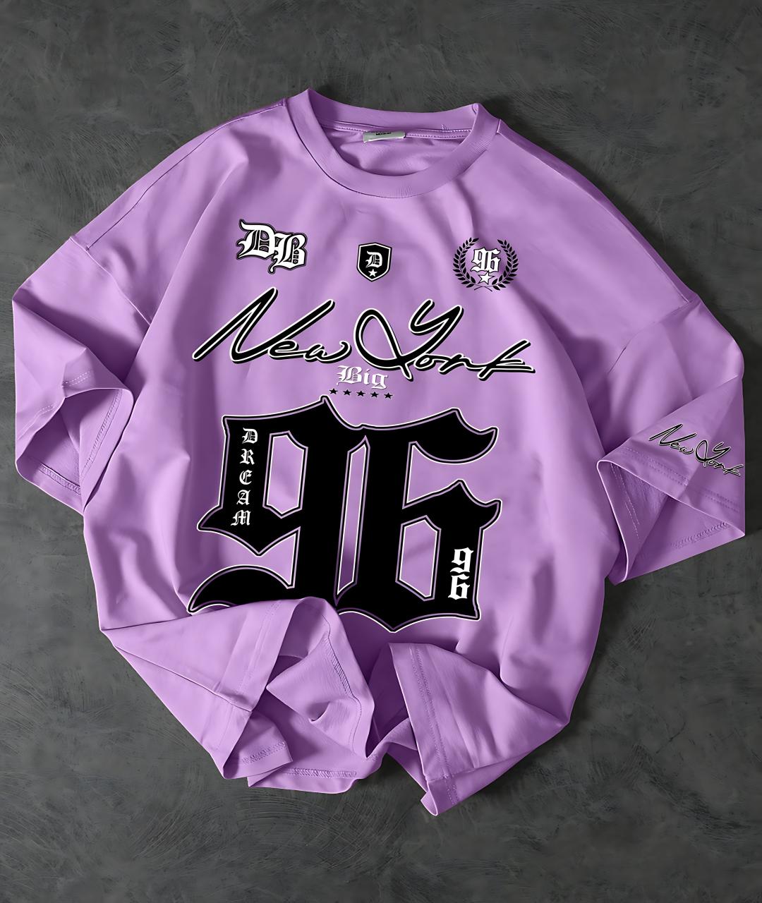 

2025 New Fashionable 96 Digital Printed Jersey Breathable Round Neck T-shirt Outdoor Quick Drying Leisure Sports Top 4XL