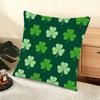 St. Patrick'S Day Gift Cushion Cover Soft Short Plush Pillow Cover Smooth Cozy Texture Aesthetic Cushion Case Home Decor