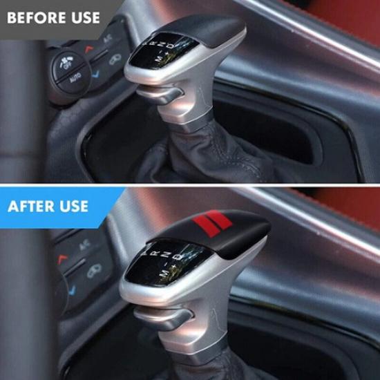 Gear Shift Knob Head Cover Trim for Dodge Charger Challenger Durango 2015-